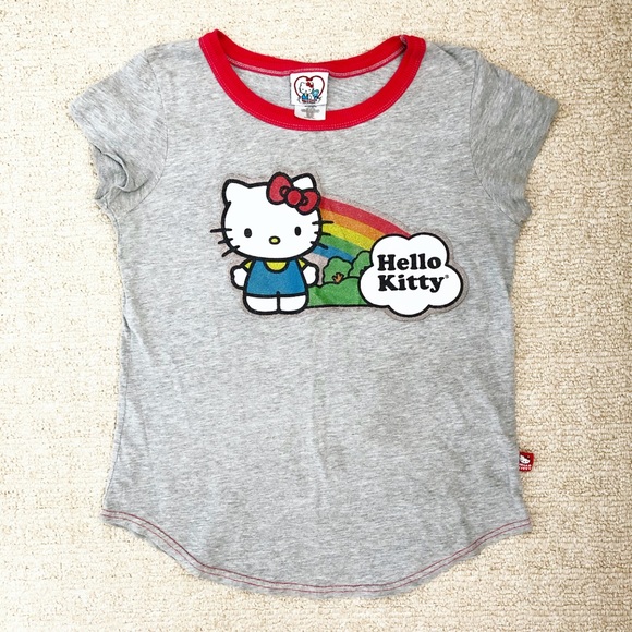 Hello Kitty Other - Gray & rainbow Hello Kitty Girls’ t-shirt